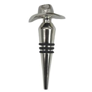 Artículos de Regalo, Tapón de Vino de Metal, Diseño de Sombrero de Vaquero Esculpido a Mano, Tapón para Botellas de Cerveza y Champán, Apto para Lavavajillas - Product Image 2