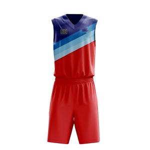 Meilleur uniforme de basketball sans manches imprimé, confortable, respirant, antibactérien, avec protection UV, pour adultes, personnalisable, grandes tailles - Product Image 1