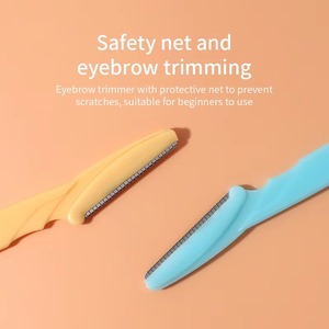 eyebrow razor 3pcs Eyebrow Trimmer Blade Shaver Portable <b>Face</b> Razor Eye Brow <b>Epilation</b> Hair Removal Cutter And Grooming - Product Image 1