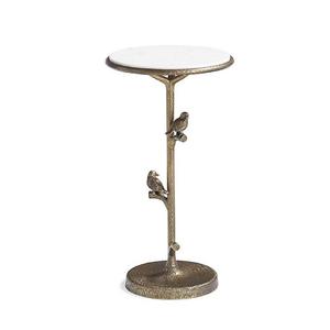 Mesa de Cóctel de Aluminio Elegante de Alta Calidad, Muebles de Primera Calidad, Mesa Auxiliar Metálica para el Hogar, Hotel, Vino y Bebidas, Latón - Product Image 6