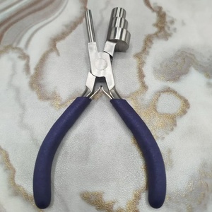 Pince à boucler les fils pour bijoux, outil de fabrication de boucles, pince à bec rond 3 étapes - Product Image 3