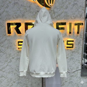 Custom Oversized Acid Wash Zip Up Hoodie 500 GSM Heavyweight French Terry Embroidered Streetwear Full Zip Hoodie - Product Image 2