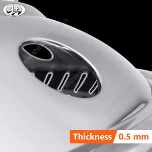 Cubiertas de rueda de acero inoxidable de 16 pulgadas, accesorio a presión para camiones y autobuses americanos - Product Image 4