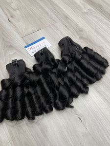 Mejor calidad con precio de fábrica, cabello rizado natural con trama, extensiones de cabello humano vietnamita 100% - Product Image 3