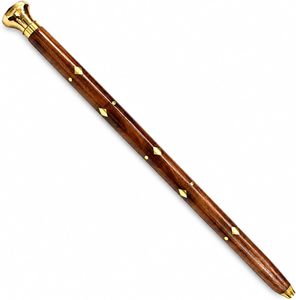 Rustic Wood <b>Walking</b> <b>Stick</b> Hawthorn Traditional Style Handle for <b>Men</b> & Women in 58" Natural Ash and Rubber Tip Traditional Style - Product Image 3