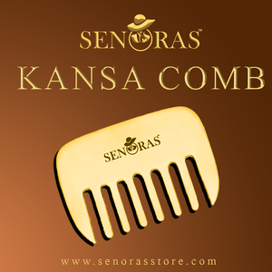 Outil de coiffure professionnel Senoras Kansa Comb |   Masseur naturel anti-âge pour la peau, les cheveux et le cuir chevelu |   OEM et Marque Privée - Product Image 1