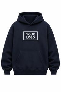 Sudadera con Capucha Holgada para Hombre, de Felpa, con Bolsillo Frontal, Informal, de Algodón Tejido, Ecológica, Transpirable, para Invierno - Product Image 4