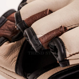 Venta Directa de Fábrica: Guantes de Cuero de Medio Dedo para Entrenamiento y Seguridad, Disponibles para Venta en Línea - Product Image 3