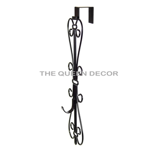 Soporte para Coronas de Acero Inoxidable, Estilo Moderno, Forma Única con Acabado Rojo para Decoraciones Navideñas, Sublimación en Blanco - Product Image 4