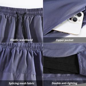 Outfitize Women's Double <b>Layer</b> Training Shorts Flowy Outer <b>Layer</b> with Inner Tights Gym Workout Shorts Athletic Activewear - Product Image 6