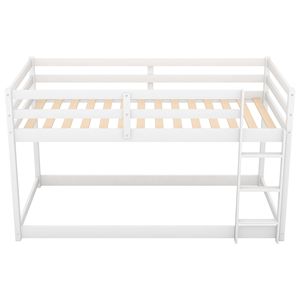 Letto a castello singolo bianco con scaletta per bambini, vecchio SKU WF281727AAK/WF286602AAK - Product Image 6