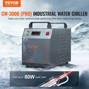 CW-3000(PRO) Enfriador de Agua Industrial Refrigerado por Aire de 150W, Capacidad de 18L, Tanque de Agua de 12L, Sistema de Enfriamiento de 18 Pulgadas - Product Image 2