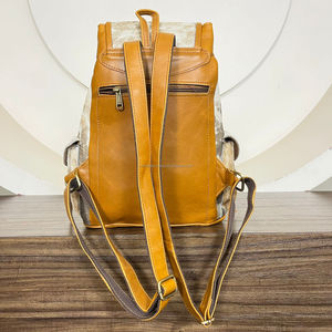 ODM OEM New Arrival 2026 High Quality Cowhide <b>Leather</b> Drawstring <b>Backpacks</b> for Men and Women's Rucksack Travel Weekender Daypack - Product Image 5
