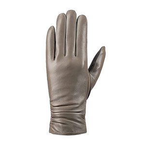Wholesale Custom Logo Genuine Leather Touchscreen <b>Thermal</b> Ski <b>Gloves</b> for Winter Outdoor <b>Work</b> Driving Fashion Wear Unlined for - Product Image 3