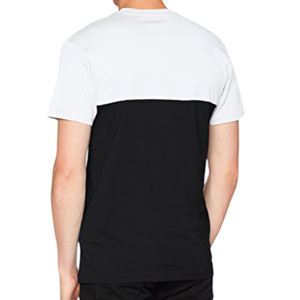 T-shirt pour homme en coton 100% de haute qualité, coupe ample, imprimé, avec logo personnalisé en impression numérique couleur unie, style décontracté. - Product Image 2
