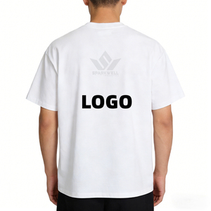 Men's <b>White</b> Letter Logo Print T-Shirt Short Sleeve O-Neck Cotton Jersey Regular Fit Casual Everyday <b>Tee</b> - Product Image 4