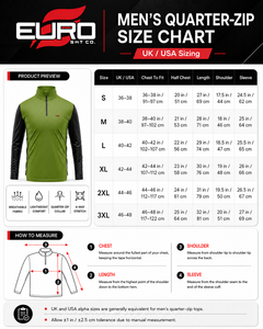 T-shirts à manches longues pour hommes, qualité supérieure, demi-zip, couleur unie, coupe classique, personnalisables, vierges - Product Image 5