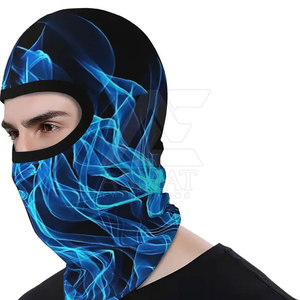Masque Balaclava en Coton Extensible Couvrant Tout le Visage et le Cou pour Moto, Ski, Cyclisme et Activités Hivernales en Plein Air - Product Image 2