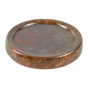 Support de sous-verre coloré et arrondi, design en métal massif de qualité supérieure, idéal pour la décoration de table, finition de haute qualité - Product Image 1