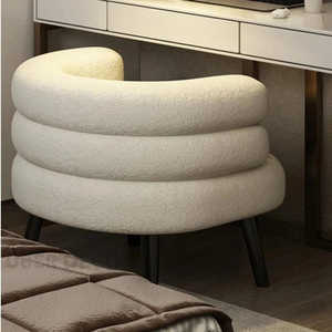 Sillón LuxeLamb Boucle, sofá individual moderno para áreas de recepción de lujo, sala de estar y dormitorio - Product Image 5