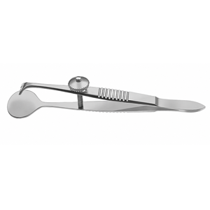 Pinzas Erhardt Lid de Acero Inoxidable, Instrumento Quirúrgico Oftálmico, Pinzas de Precisión para Cirugía Ocular, Reutilizables, Grado CE - Product Image 1