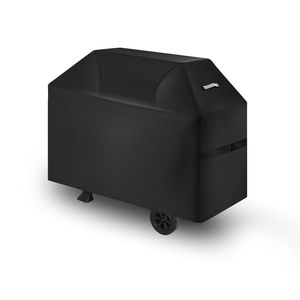 Housse de barbecue d'extérieur de 52 pouces, résistante aux intempéries, résistante, en polyester 600D, facile à mettre et à enlever, sangles à crochets et boucles, accessoire de barbecue - Product Image 1