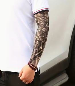 Mangas de Seda Helada de Manga Larga para Hombre UPF50+ Protección Solar Sólida Refrescante para Deportes al Aire Libre Todas las Estaciones - Product Image 2