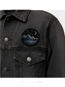 Personalized Embroidered Patches Sew on 3D Fashionable Embroidery Patches with Customized Design Clothing <b>Badge</b> - Product Image 5