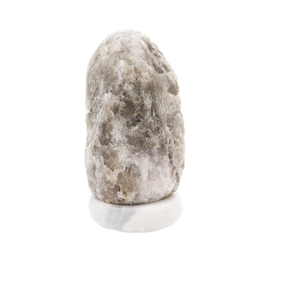 Lámparas de Sal Gris del Himalaya de Primera Calidad, Forma Natural, 2-3 Kg, con Base de Madera, a Precio de Fábrica Directo - Product Image 5