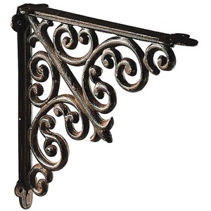 Supports muraux décoratifs en fonte multi-tailles, style vintage, pliables, robustes et étanches, par Unicorn Handicrafts - Product Image 6