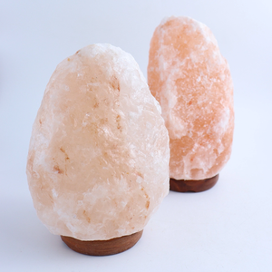 Multi-Functional Natural <b>Pink</b> <b>Salt</b> <b>Lamp</b> with Wooden Base 3-5kg Dimmable Air Ionizer ISO Certified By M <b>SALT</b> - Product Image 1