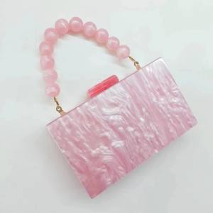 Bolso de Mano de Resina Transparente para Mujer, Estilo Moderno y a la Moda - Product Image 2