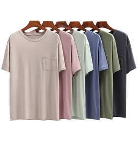 T-shirts unisexes vintage de haute qualité 100% coton 220 grammes, vente en gros, impression personnalisée de logo - Product Image 5
