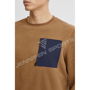 Sweat-shirt décontracté pour homme, couleur unie, tissu quatre textures, coupe ample, avec logo personnalisé, idéal pour les sports d'hiver – Nouvelle collection très demandée - Product Image 4