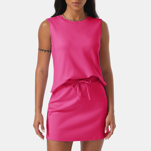 ชุดเสื้อกล้ามและกางเกงขาสั้นสำหรับเล่นพิคเคิลบอลน้ำหนักเบาพิเศษสำหรับผู้หญิง ชุดฤดูร้อนพร้อมเล่นพิคเคิลบอลสำหรับผู้หญิง เสื้อกล้ามสำหรับผู้หญิง - Product Image 5