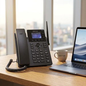 Téléphone <span class=keywords><strong>fixe</strong></span> <span class=keywords><strong>VoIP</strong></span> 4G OEM ECG-IP503J prenant en charge 3 comptes SIP, carte SIM, WiFi, voix HD, protocole SIP2.0 - Product Image 4