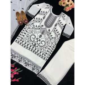 Ensemble Dupatta haut et bas de soirée pour femmes de créateur - Product Image 4