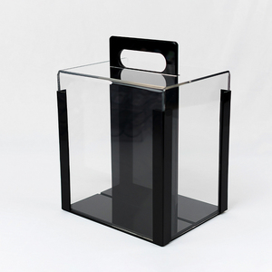 Boîte de rangement pour jetons de poker en acrylique transparent pour 1000 jetons pour le Baccarat, le Texas Hold'em et la <span class=keywords><strong>Roulette</strong></span> - Product Image 1