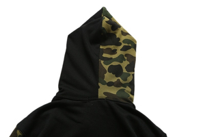 High Quality New Fashion <b>Men's</b> Winter Casual Hoodies Black and White Shark Camouflage Glow-in-the-Dark high quality - Product Image 6