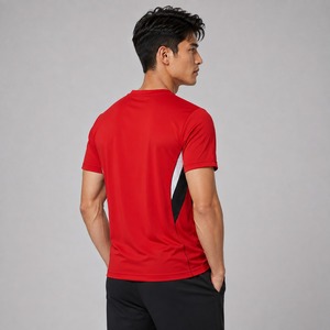 Camiseta de hombre con cuello en V, manga corta, ajustada, elástica, deportiva, para gimnasio, con envío y entrega. Camiseta de hombre con cuello en V. - Product Image 3