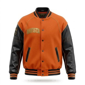 Custom Breathable Eco-Friendly Stand Collar Men Varsity <b>Jackets</b> High Street Style High Quality Warm Winter <b>Jacket</b> - Product Image 4