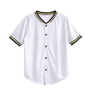 Camiseta de Béisbol Sublimada Personalizada, Mercancía de Banda Musical, Camiseta Promocional de Béisbol, Logotipo Personalizado Bordado, Tela Tackle Twill, OEM, ODM - Product Image 5