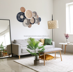 Juego de 11 cestas de decoración de pared bohemias ecológicas duraderas | Decoración de pared Bohemia, arte de pared bohemio | Sala de estar, dormitorio, Cocina, Restaurante - Product Image 5