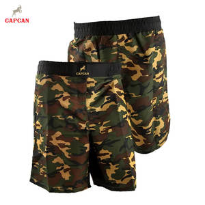 Shorts MMA de haute qualité, écologiques, légers, avec tissu respirant, logo sur le devant, coupe confortable - Product Image 6