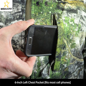 เสื้อแจ็คเก็ตสำหรับล่าสัตว์แบบกันน้ำและกันลมสำหรับผู้ชาย รุ่น Adirondack น้ำหนักปานกลาง - Product Image 3