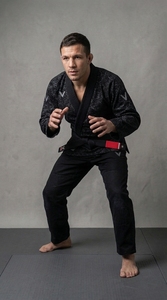 Ensemble de kimono de BJJ noir pour homme, 460 GSM, tissage perlé, 100% coton, respirant, léger, veste, pantalon Rip Stop, compétition, entraînement - Product Image 4