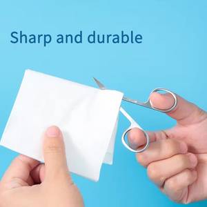 Stainless Steel Manicure <b>Scissors</b> with Sharp Straight Blades <b>for</b> <b>Nail</b> Care Adults Beauty Tools Multifunctional Handle <b>Nail</b> Art - Product Image 2