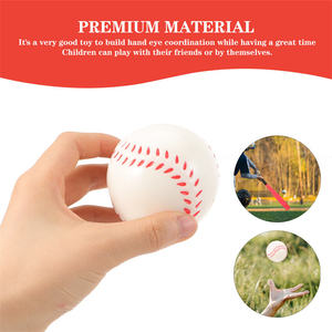 WARPRO INDUSTRY SS-BB-04 Juego de Bate de Béisbol de Espuma Negro con Remolinos Blancos, 4 Pelotas Blandas, 28 Libras, Ligero, para Principiantes y Entretenimiento - Product Image 4