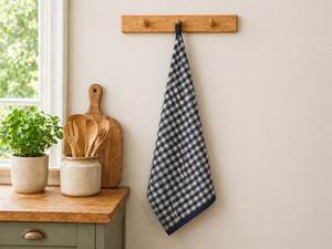 100% Cotton Checkered <b>Kitchen</b> <b>Towel</b> Absorbent Quick Dry <b>Hand</b> <b>Towel</b> Soft Woven Tea <b>Towel</b> for Home Use - Product Image 1