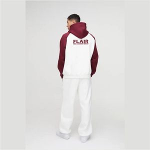 ชุดวอร์มฮู้ดดี้โอเวอร์ไซส์สำหรับผู้ชาย แขนเสื้อแบบแร็กแลน - Product Image 2